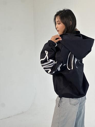nike tech flece: Ветровка, Осень-весна, С капюшоном, Стандарт — 4