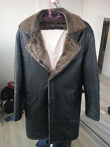 на зиму: Мужская дублёнка из натуральной кожи с меховой подкладкой и — 2