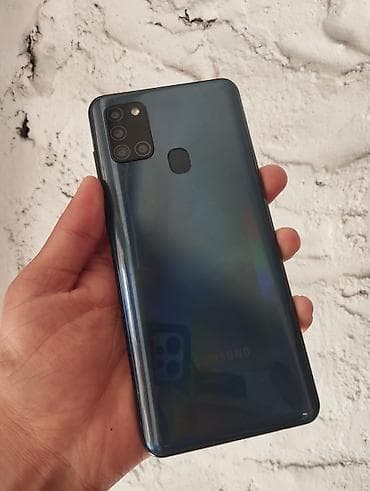 tab s: Samsung Galaxy M21s, Б/у, 64 ГБ, цвет - Синий, 2 SIM — 1
