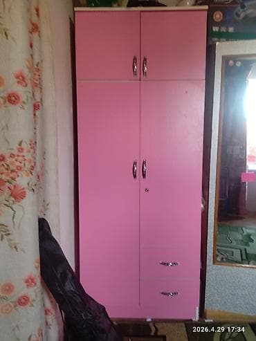 Шифоньер, шкаф для одежды, Прямой, ЛДСП