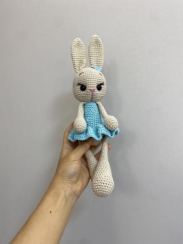 кукла лабубу: Вязаные игрушки амигуруми — ручная работа. - Медвежонок: коричневый — 2