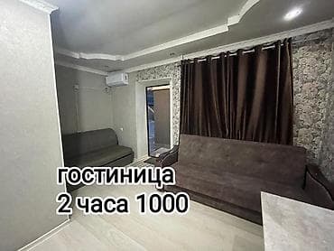 bishkek flat: 1 комната, Душевая кабина, Постельное белье, Кондиционер — 1