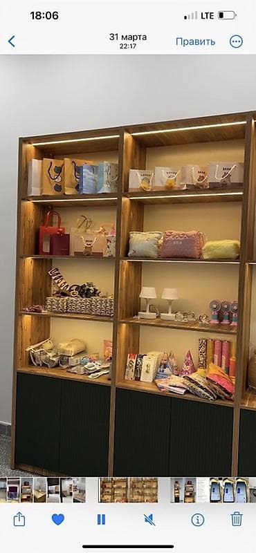 Книжный шкаф, Новый, МДФ at lalafo.kg Книжный шкаф, Новый, МДФ