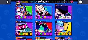 Продажа аккаунта Brawl Stars Основное: - Путь к славе: 60 328 трофеев — 7