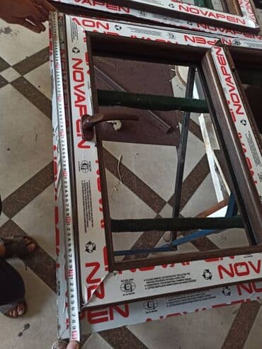 Кургаткычтар: Пластиковые окна из 3_ёх, 4_ёх и 5_ти ПВХ профиля. Цвета: Белый — 5