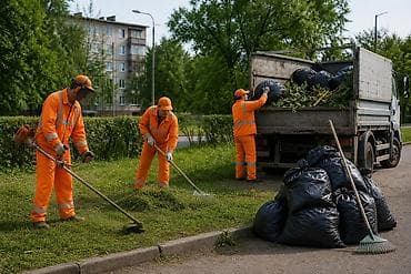 Уборка территории, Уборка двора и сада — 1