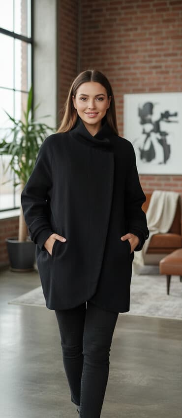 распродажа женских курток больших размеров: Пальто женскоеразмер 48-50 качество отличное теплоена кнопках — 1