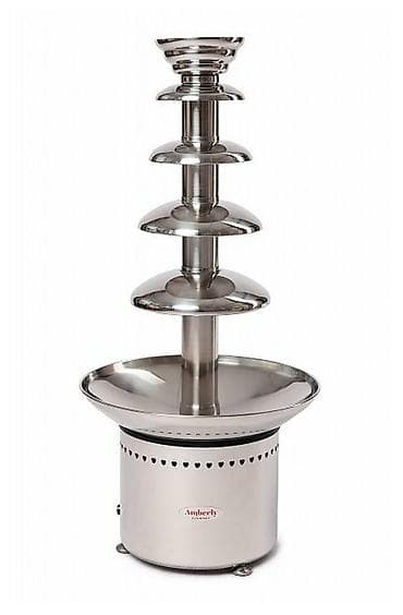 Шоколадный фонтан Amberly (профессиональный, многоярусный) -