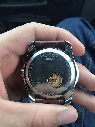 сумка тигуу: Классикалык сааттар саат, Tissot, Швейцария, Суу өткөрбөөчү, Эркектердики — 4