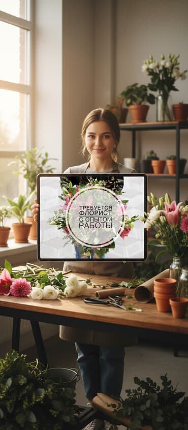 модели для фото: Вакансия: флорист с опытом работы Ищем флориста для работы в — 1