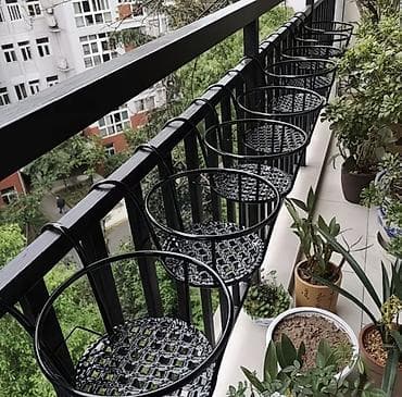 Үй жана бакча: Гүлдөр үчүн текче, этажерка, Жаңы, Темир, Өзү алып кетүү, Акылуу жеткирүү — 2