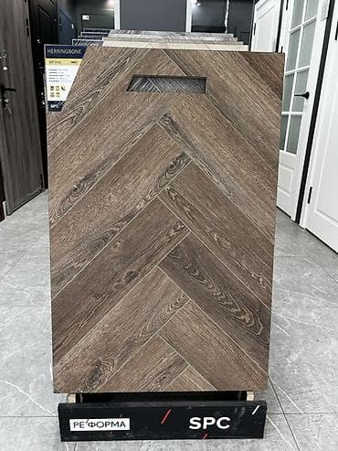 SPC ламинат (каменный композит) HERRINGBONE — Дуб Тулуза, артикул — 1