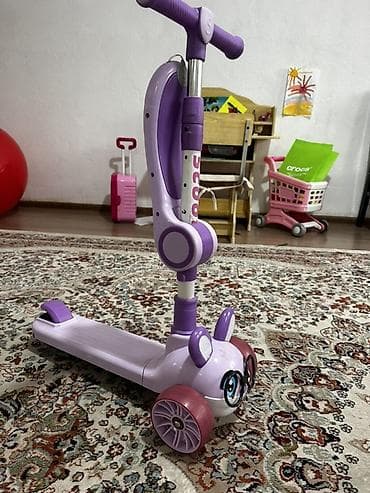 Спорт и отдых: Детский самокат, Трёхколёсный — 1