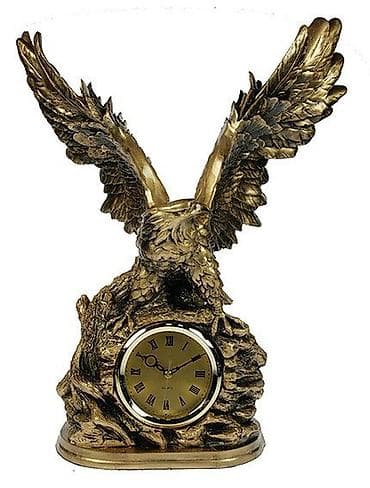 led свет: Настольные часы с фигурой орла - Декоративные часы в виде орла с — 1