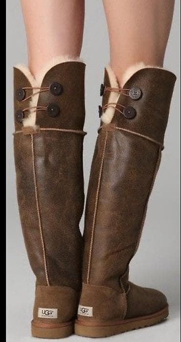 Угги: UGG Australia – высокие женские унты/сапоги из овчины - Материалы — 3