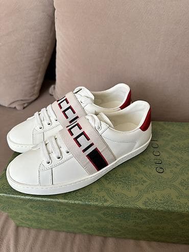 кроссовки осенние: Кроссовки, 39, Gucci, Новый, цвет - Белый, Самовывоз, Платная доставка — 6