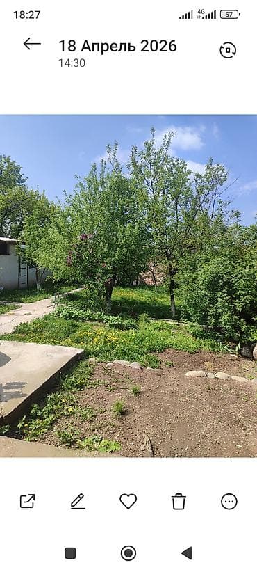 земельный дом: Продаётся дача в горном ветерке или таштар ата навесом. отопление — 2