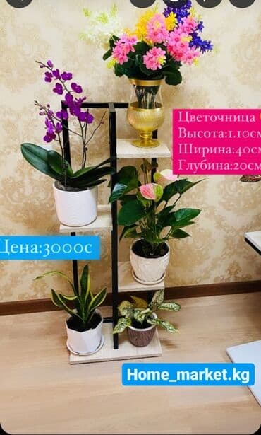 полка для цветок: Цветочница Цветочные полки Цветочные горшки Стеллаж Полки классика — 1