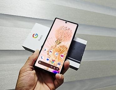 пиксель 10: Google Pixel 6, Б/у, 128 ГБ, цвет - Черный, 1 SIM, 2 SIM — 6