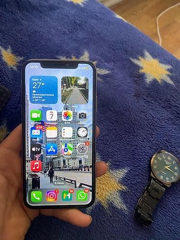 ps4 sony: IPhone X, Б/у, 64 ГБ, Серебристый, Чехол, 99 % — 5