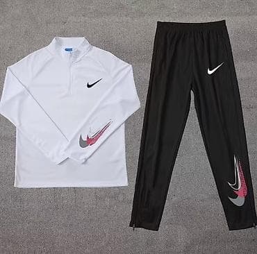 шорты лининг: Мужской спортивный костюм, XL, Nike, Новый, цвет - Белый — 1