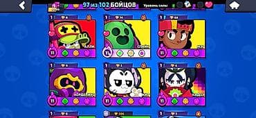 brawl: Аккаунт Brawl Stars Основные параметры: - Путь к славе: 51 700 - — 6