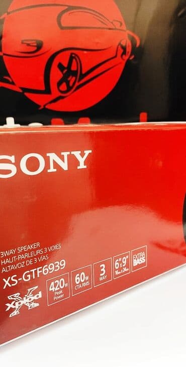 компонентная акустика: Sony xs-gtf6939. Овальные динамики. Оригинальные динамики сони — 8