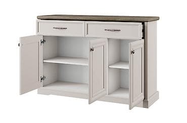 та тумба: Комод для одежды, Новый, Без зеркала, МДФ, цвет - Бежевый, В рассрочку, Бесплатная доставка — 2