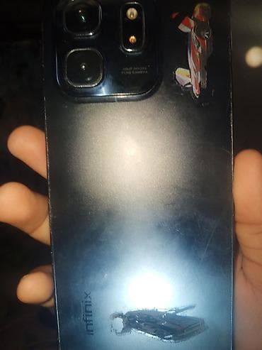 samsung 8a: Infinix HOT 50i, Б/у, 128 ГБ, цвет - Черный, 2 SIM — 1