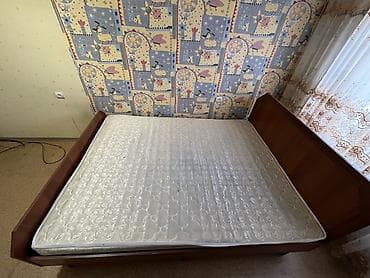 катана из метала: Двуспальная кровать, С матрасом, длина - 200 см — 2