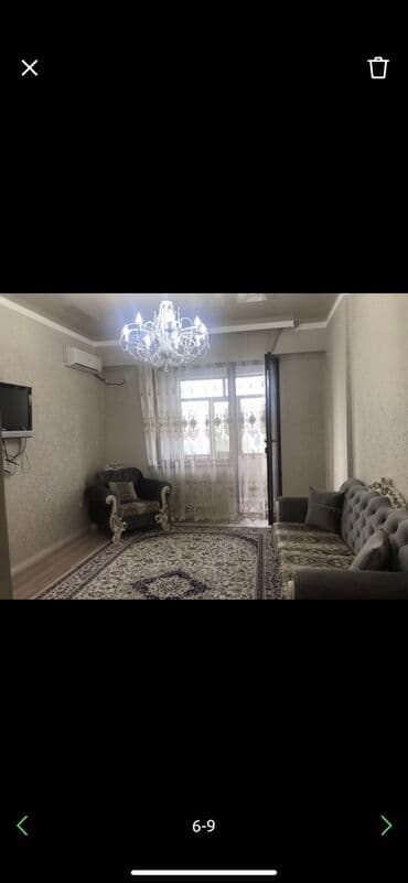 сдам квартиру в бишкеке сопственник: 3 комнаты, Собственник, С мебелью полностью — 2