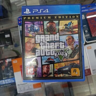 GTA V Playstation 4, совместимо с 5. Торг уместен at lalafo.kg GTA V Playstation 4, совместимо с 5. Торг уместен