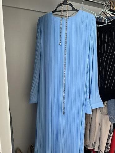 шорты длинные: Повседневное платье, Длинная модель, Шифон, Стандарт — 3