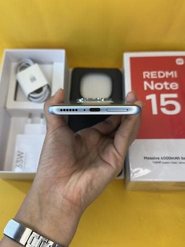 apple display: Redmi, Redmi Note 15, Новый, 128 ГБ, цвет - Голубой, В рассрочку, 2 SIM — 3