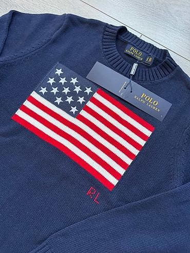 Свитерлер: Эркектердин свитери, M, Polo Ralph Lauren, Жаңы, түсү - Көк — 2