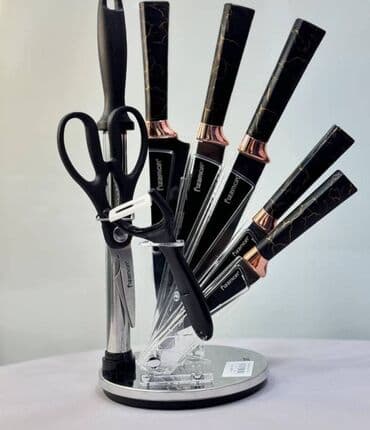 набор кухонных ножей: Бесплатная доставка Доставка по городу бесплатная Набор кухонных — 2