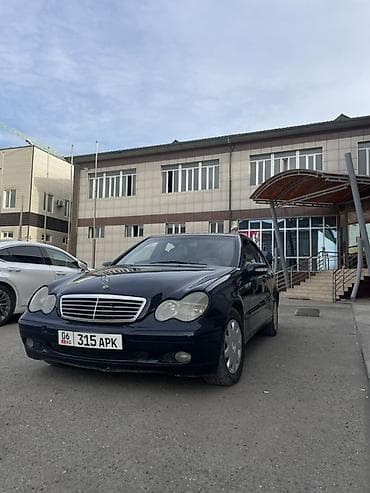 Транспорт: Mercedes-Benz C-Class: 2002 г., 1.8 л, Кол менен иштөөчү, Бензин, Седан — 1