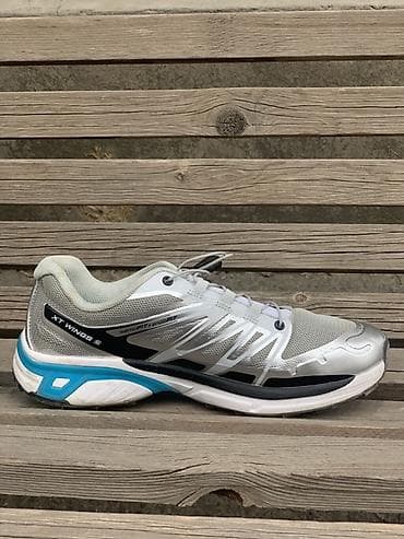 ботинки муж: Мужские кроссовки, 43, Salomon, Б/у, цвет - Серебристый, Самовывоз, Бесплатная доставка — 3