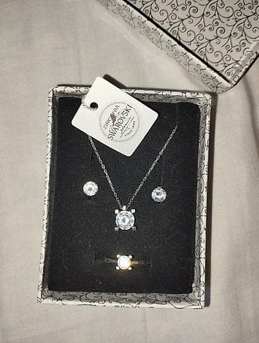 van cleef серьги: Набор украшений с кристаллами Zirconia from Swarovski Состав — 2