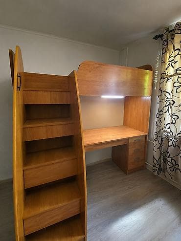 sofa bed: Детский многофункциональный комплект мебели: кровать-чердак + рабочая — 1