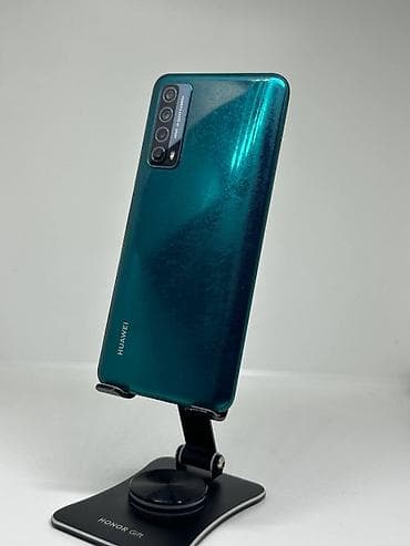 Техника и электроника: Huawei P smart 2020, Б/у, 128 ГБ, цвет - Зеленый, 2 SIM — 4