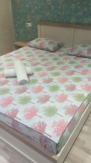 1 комната, Дордой Плаза ТРЦ, Душевая кабина, Постельное белье, Кондиционер