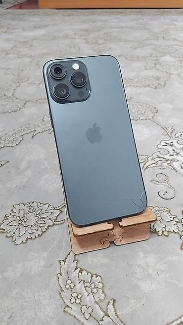 IPhone 15 Pro Max, Б/у, 256 ГБ, Черный, 100 % — 2