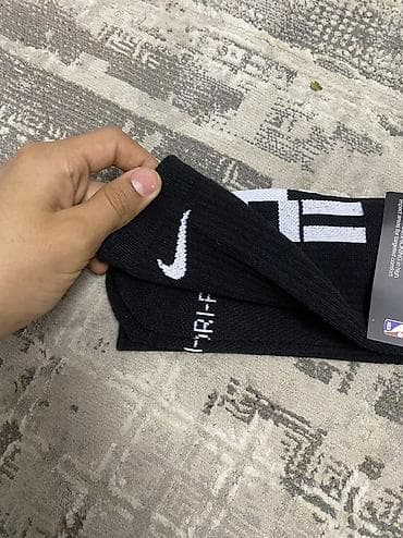 ноский: Носки Nike elite Белые и черные Тонкие для баскетбольных носков 1 — 6