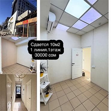 аренда офисс: Аренда офисов, 10 м², В административном здании, 1 линия — 1
