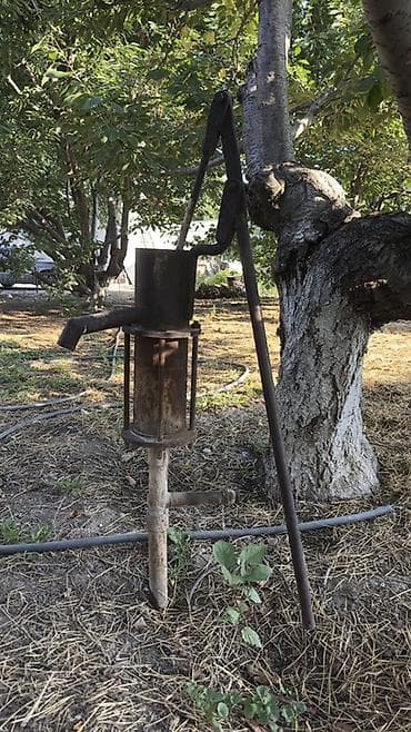 Ручной садовый насос для воды - Тип: механический поршневой насос с