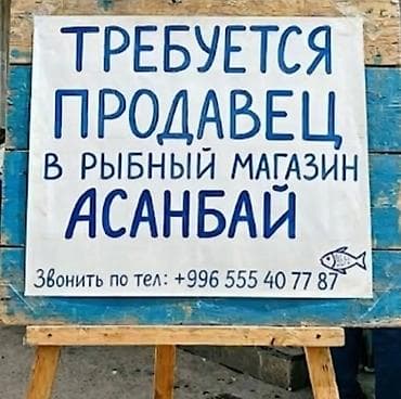 Продавец ЖЕНЩИНА, с опытом работы в торговле. Режим работы с 9:00 до