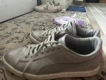 ecco 42: Мужские кроссовки, 42, Puma, Б/у, цвет - Серый, Платная доставка, Самовывоз — 5