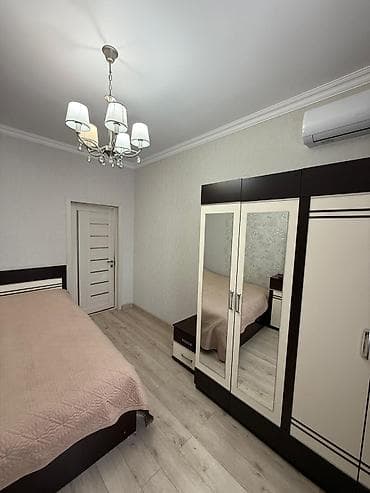 южные мкр: 1 комната, Душевая кабина, Постельное белье, Кондиционер — 10