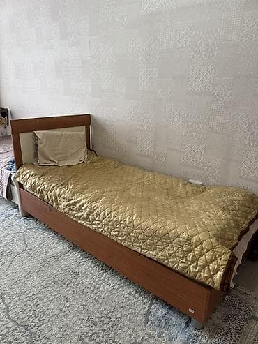 одиночный кровать: Односпальная кровать, С матрасом, длина - 200 см — 1